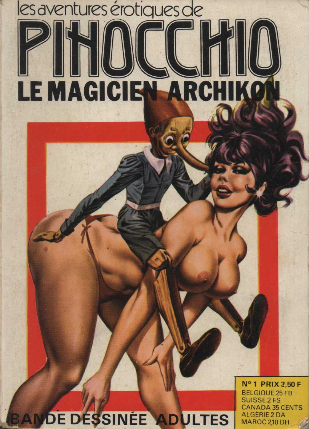 Une Couverture de la Srie Les Aventures Erotiques de Pinocchio